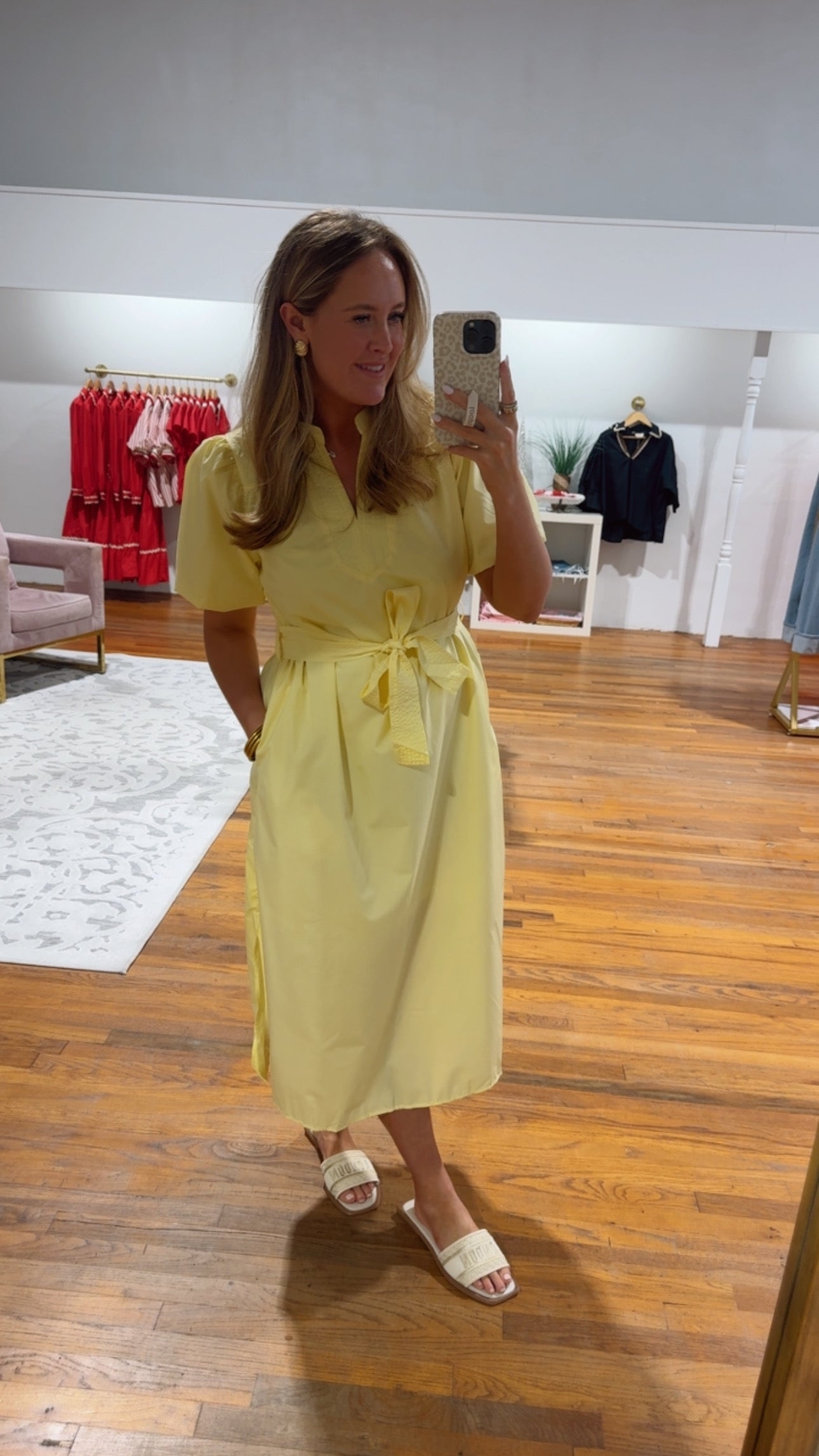 lemon dress midi Yuri Sleeveless Lemon Print Midi Dress Yellow LARGE