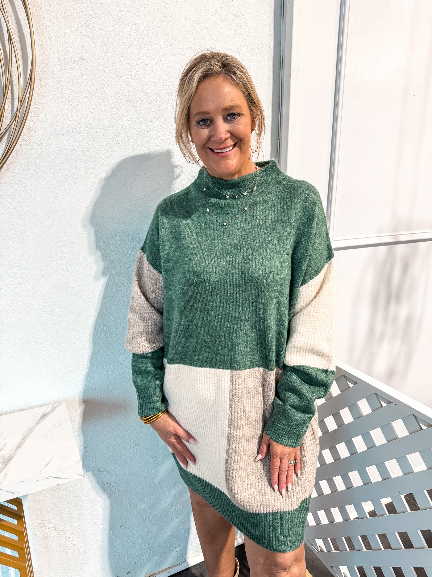 Family Photos Sweater Dress