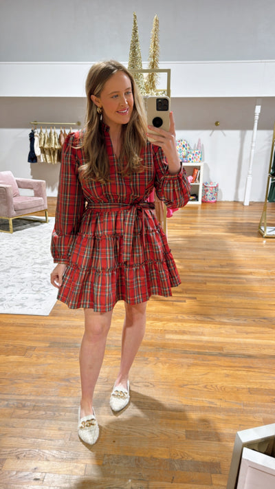 Holiday Plaid Dress
