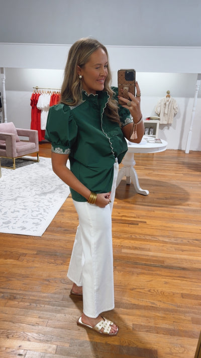 Fall Olive Blouse