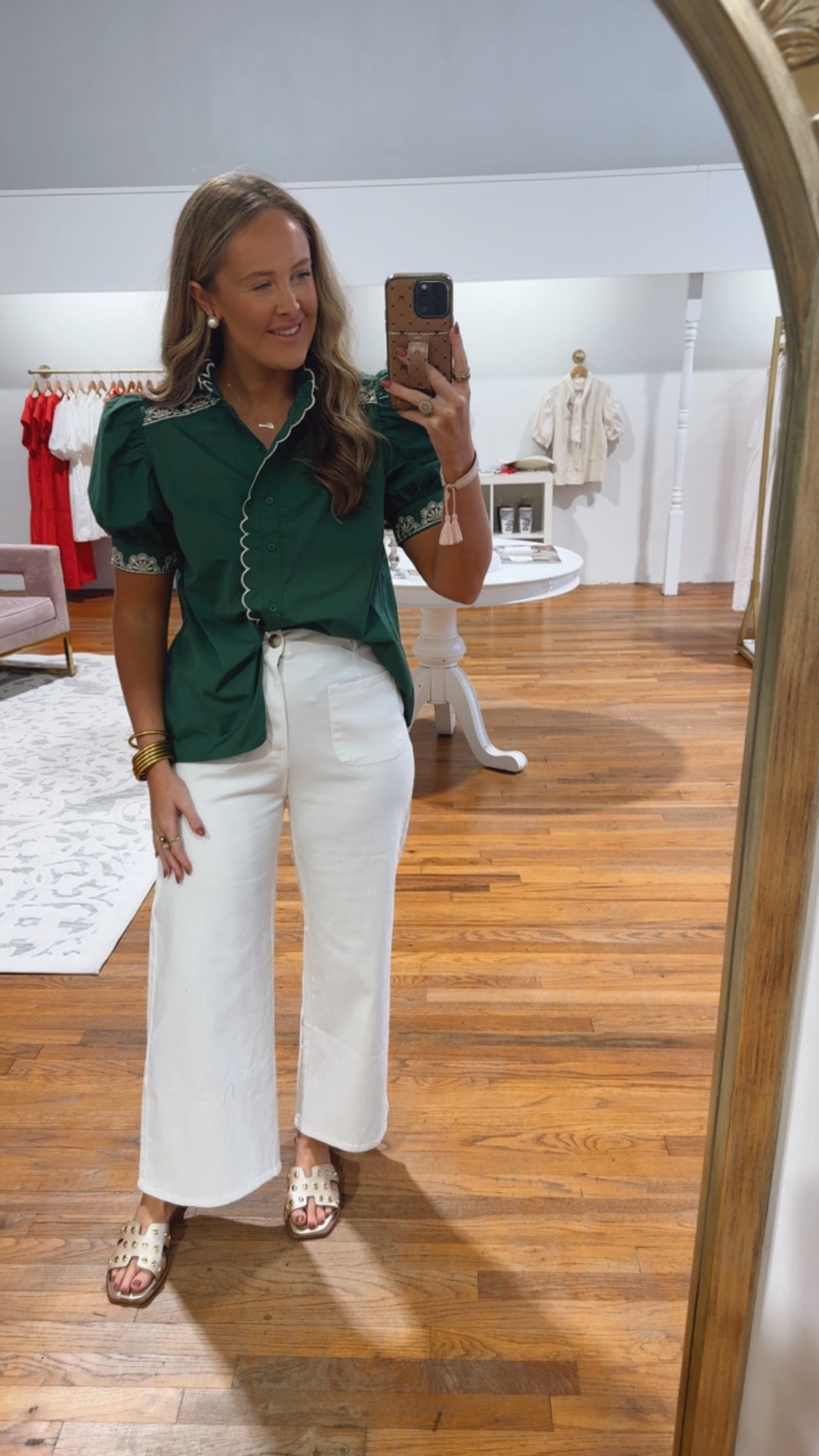 Fall Olive Blouse
