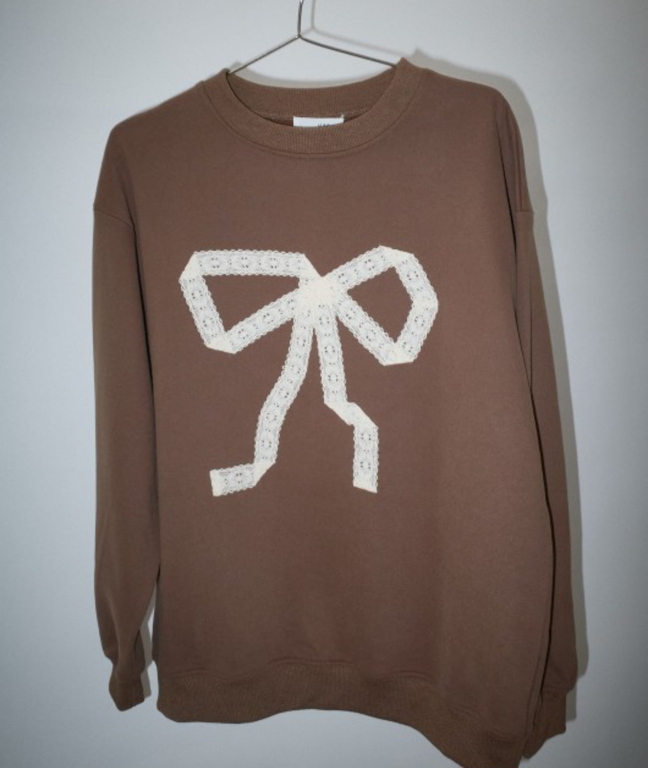 Lace Bow Sweatshirt