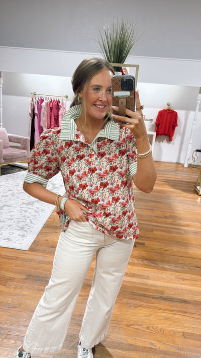 Fun Floral Blouse