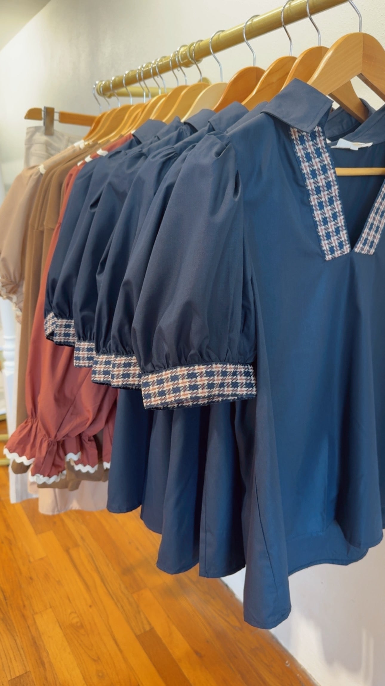 In Style Navy Blouse