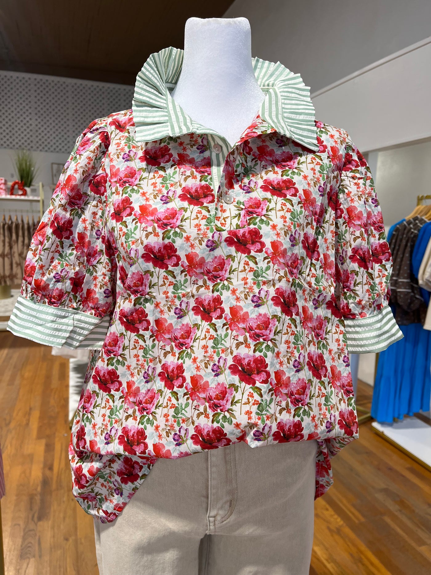 Fun Floral Blouse