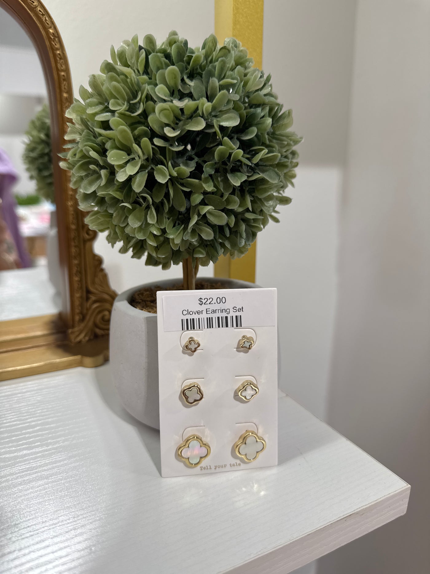 Clover Earring Set