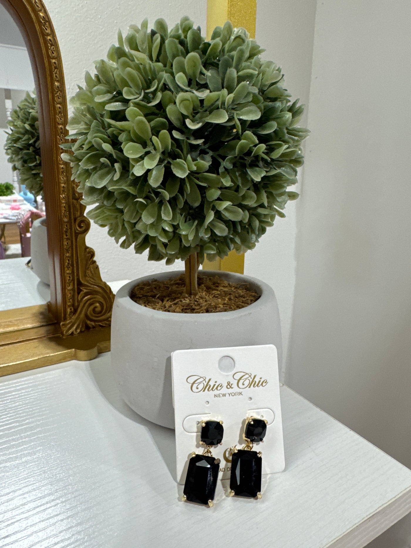 Date Night Black Earrings