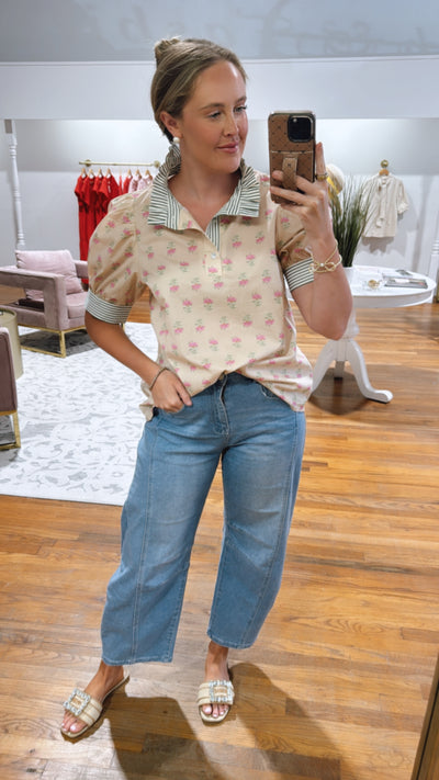 The Classic Ecru Blouse