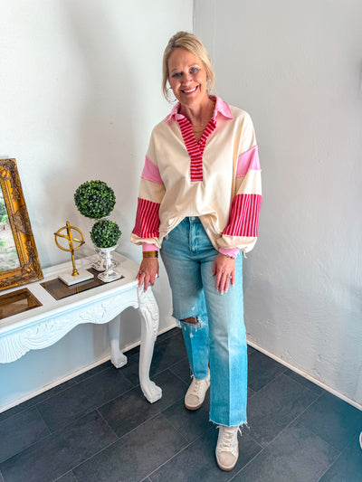The Girly Pullover-Ecru