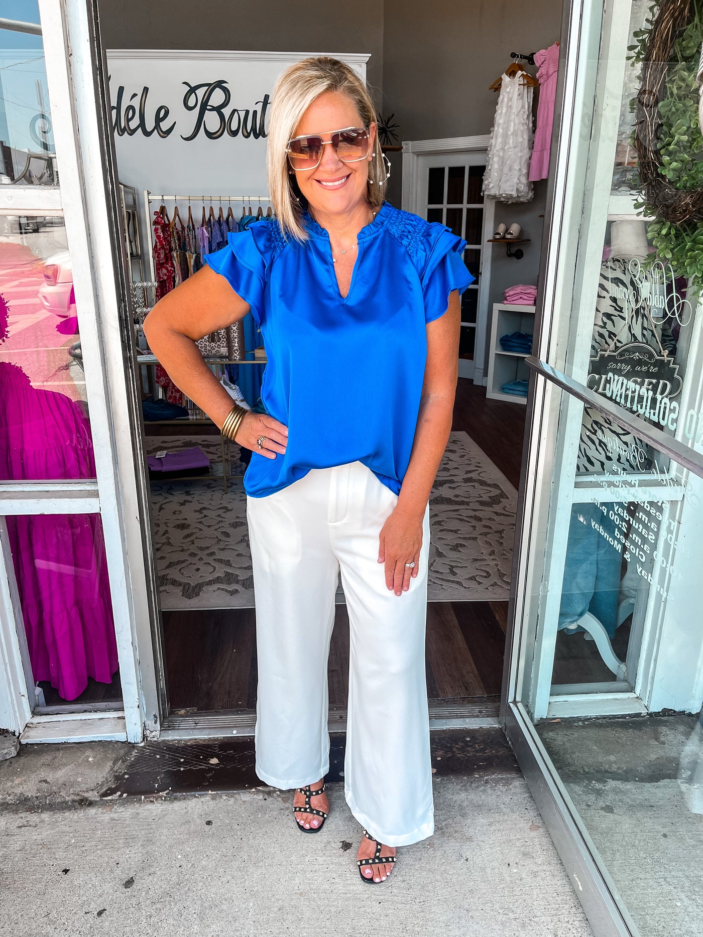 The Everyday Royal Blue Blouse