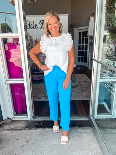 Always In Style Blue Dress Pant