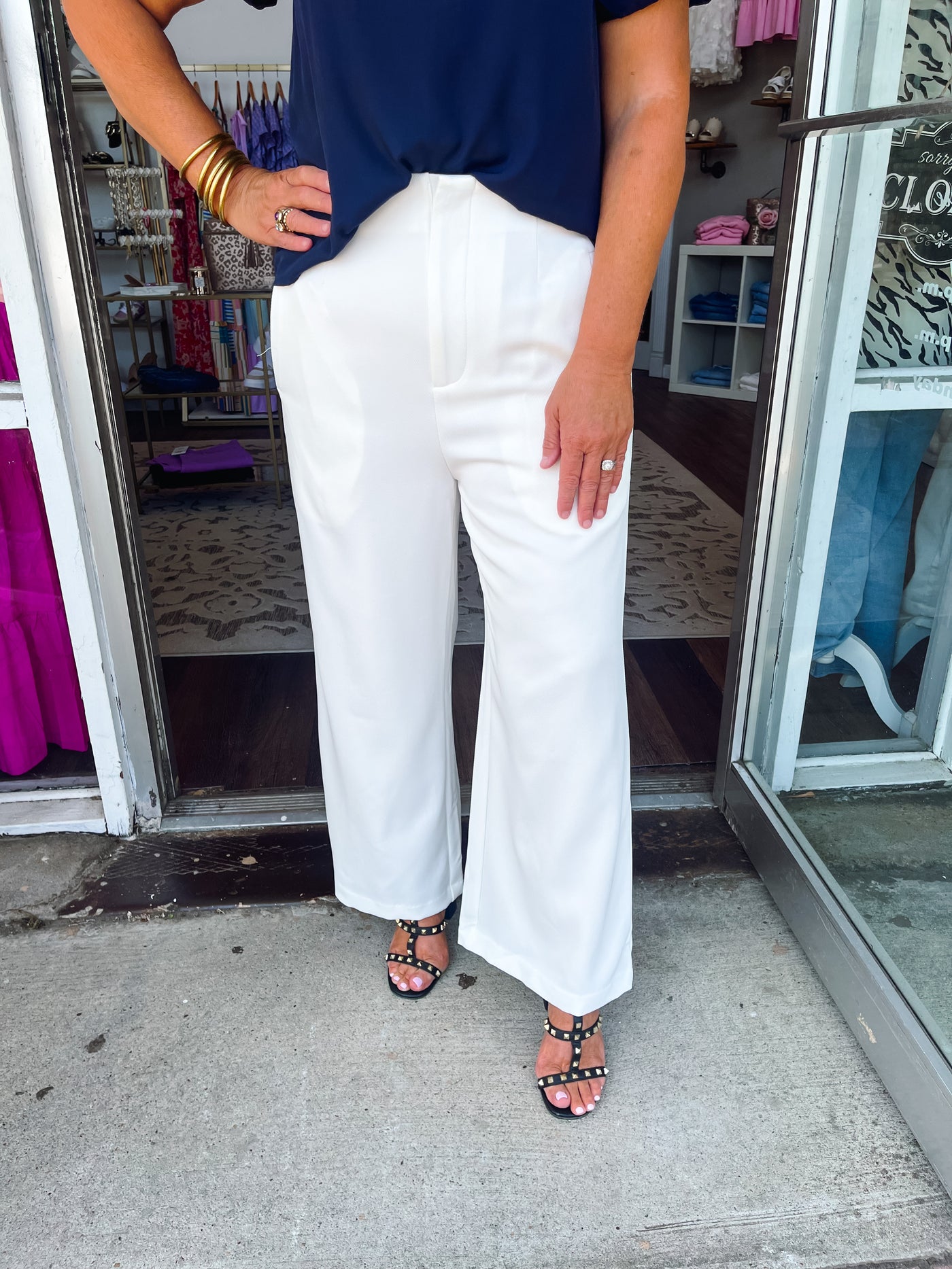 Always In Style White Dress Pant