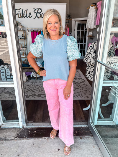 Stand Out In Style Jean - Pink Denim