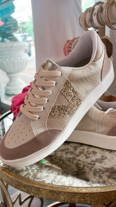 Kenzie Gold Sneakers