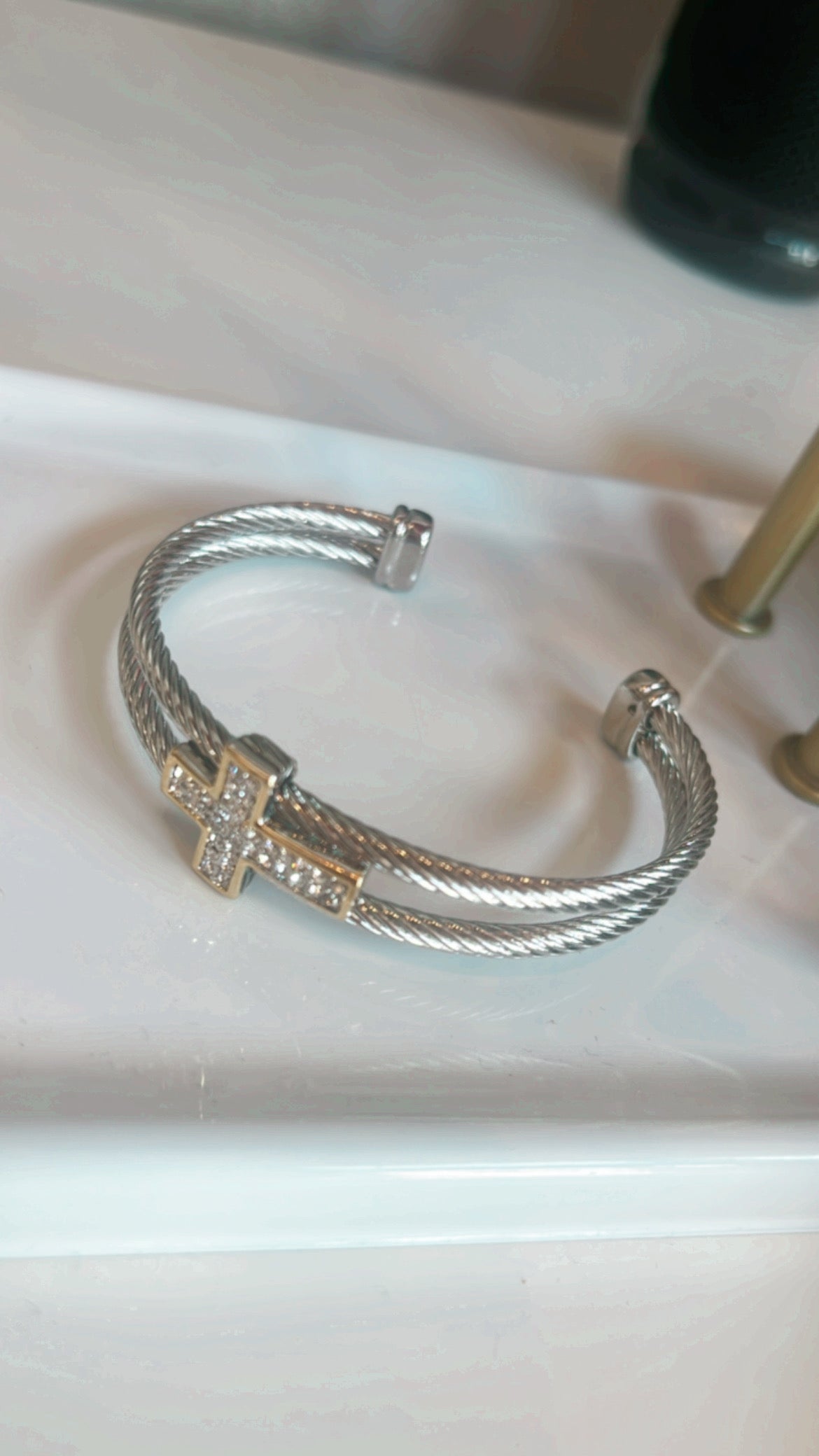 Elegant Cross Bracelet