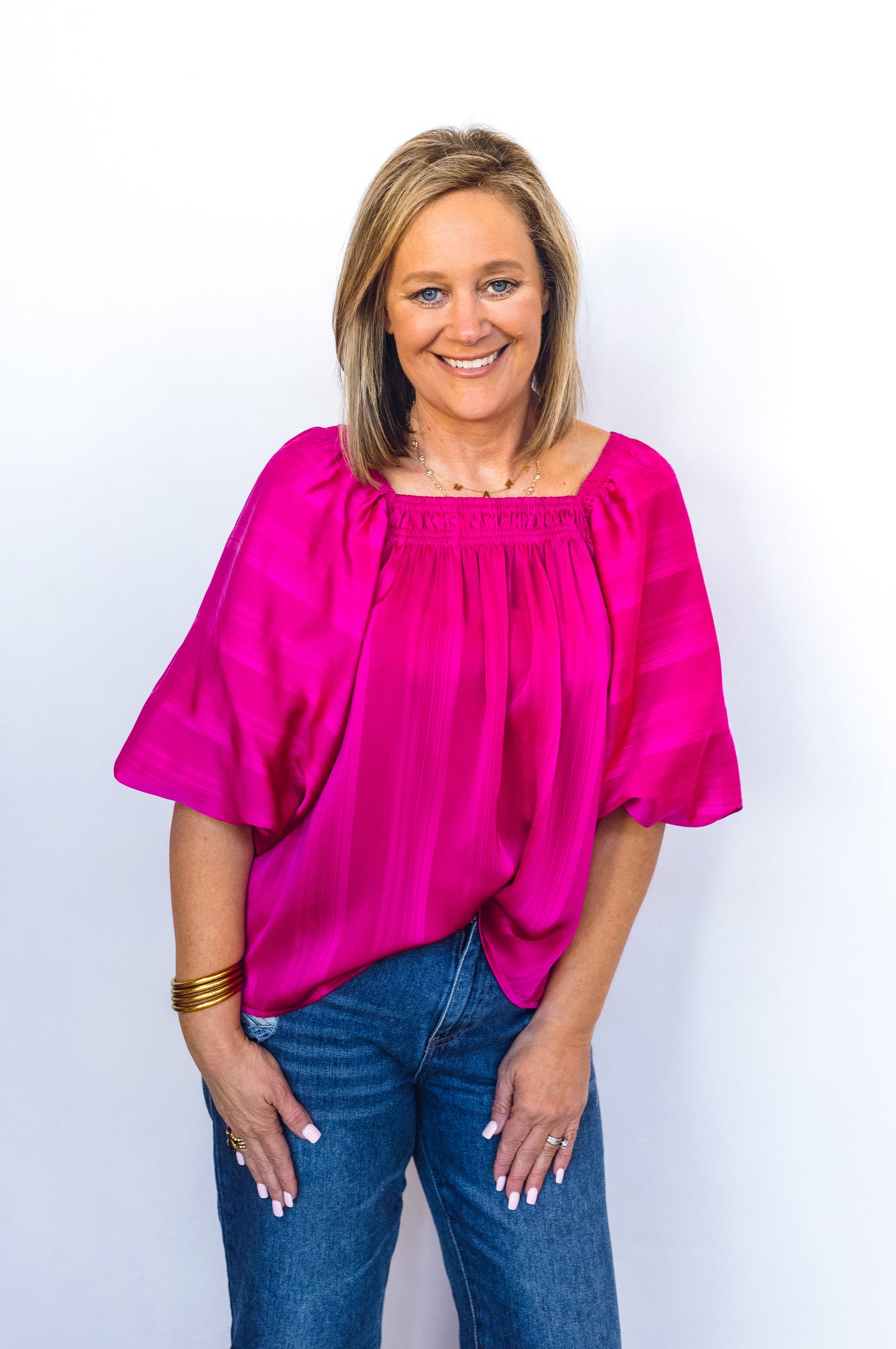 Misty Magenta Blouse