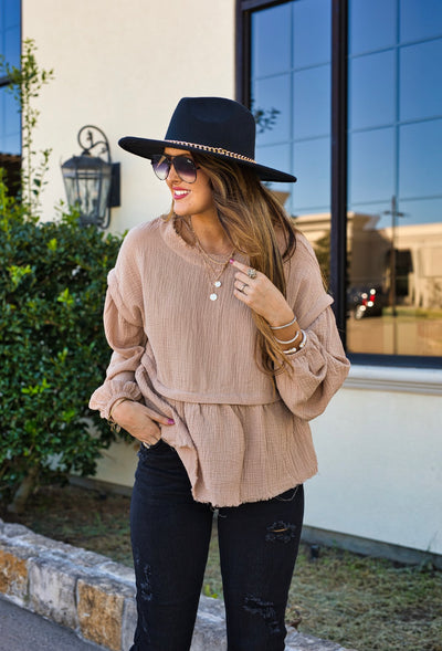 Your Everyday Camel Top
