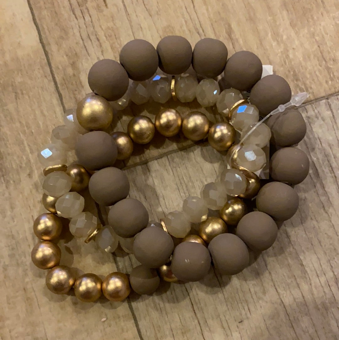 Clay Gold Bracelet