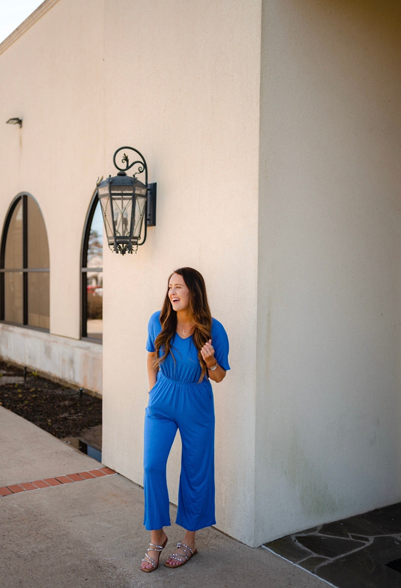 Royal Blue Jumpsuit