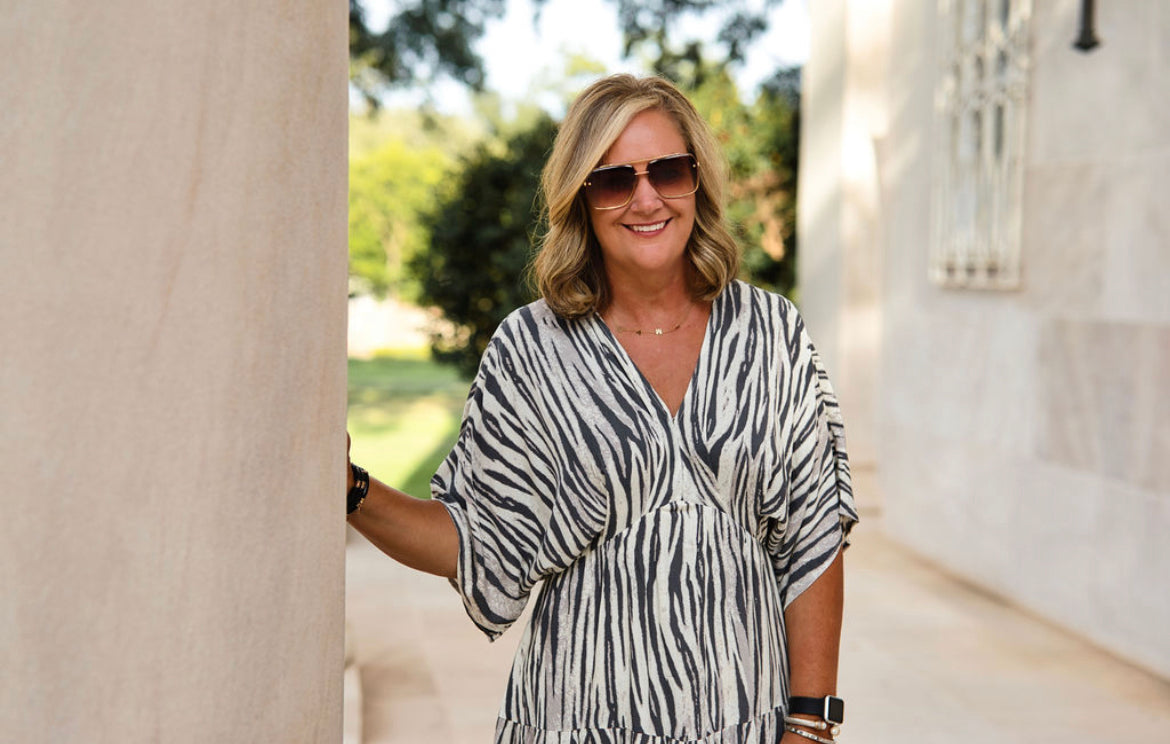 Zebra Maxi Dress