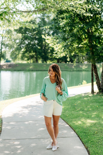 White Skort