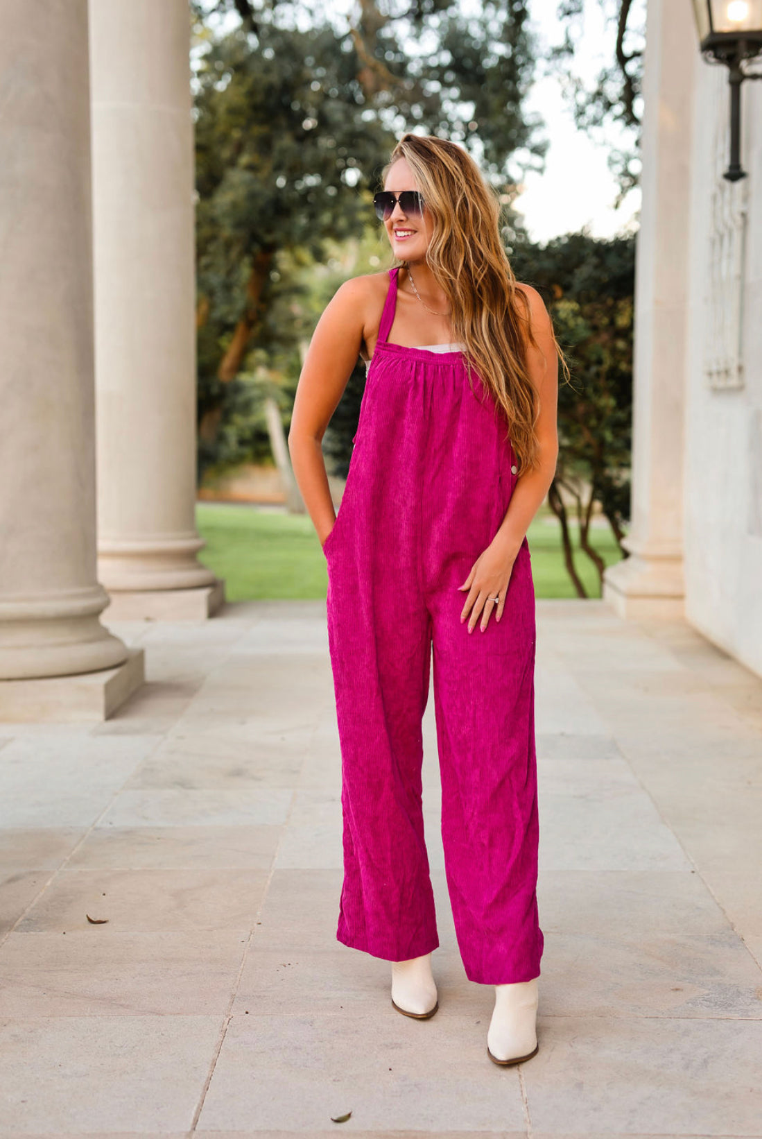 Orchid Corduroy Jumpsuit