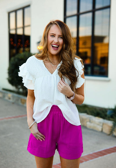 Magenta Shorts