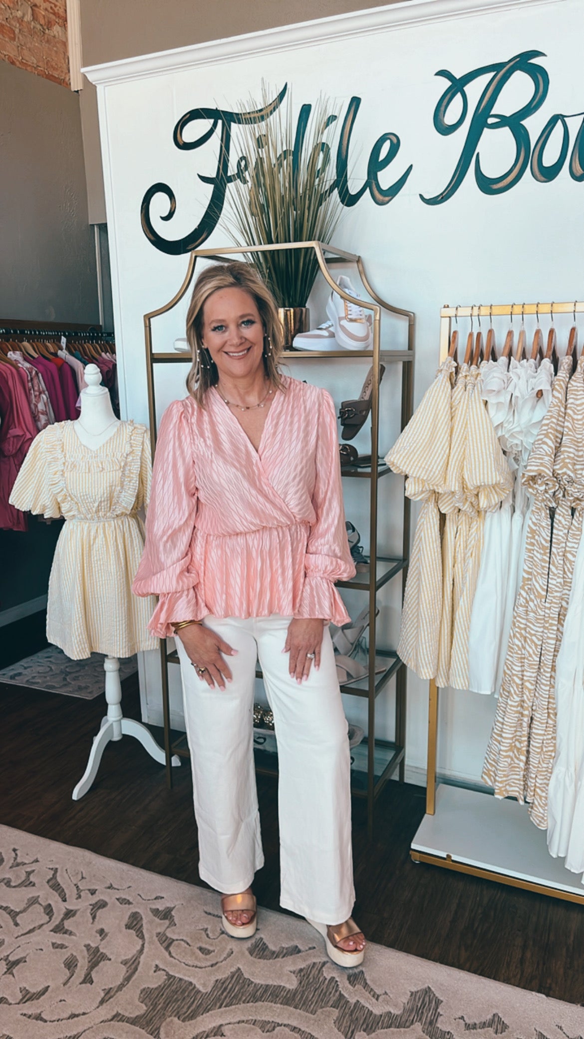 Anna Coral Blouse