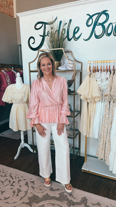 Anna Coral Blouse