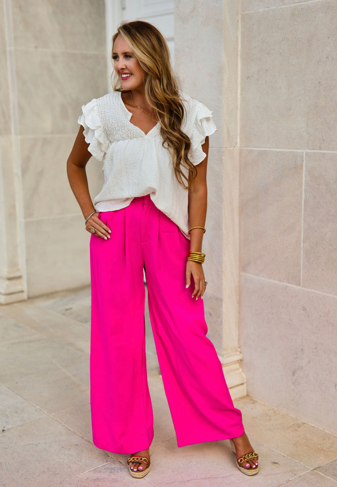 Kiley Pink Dress Pants