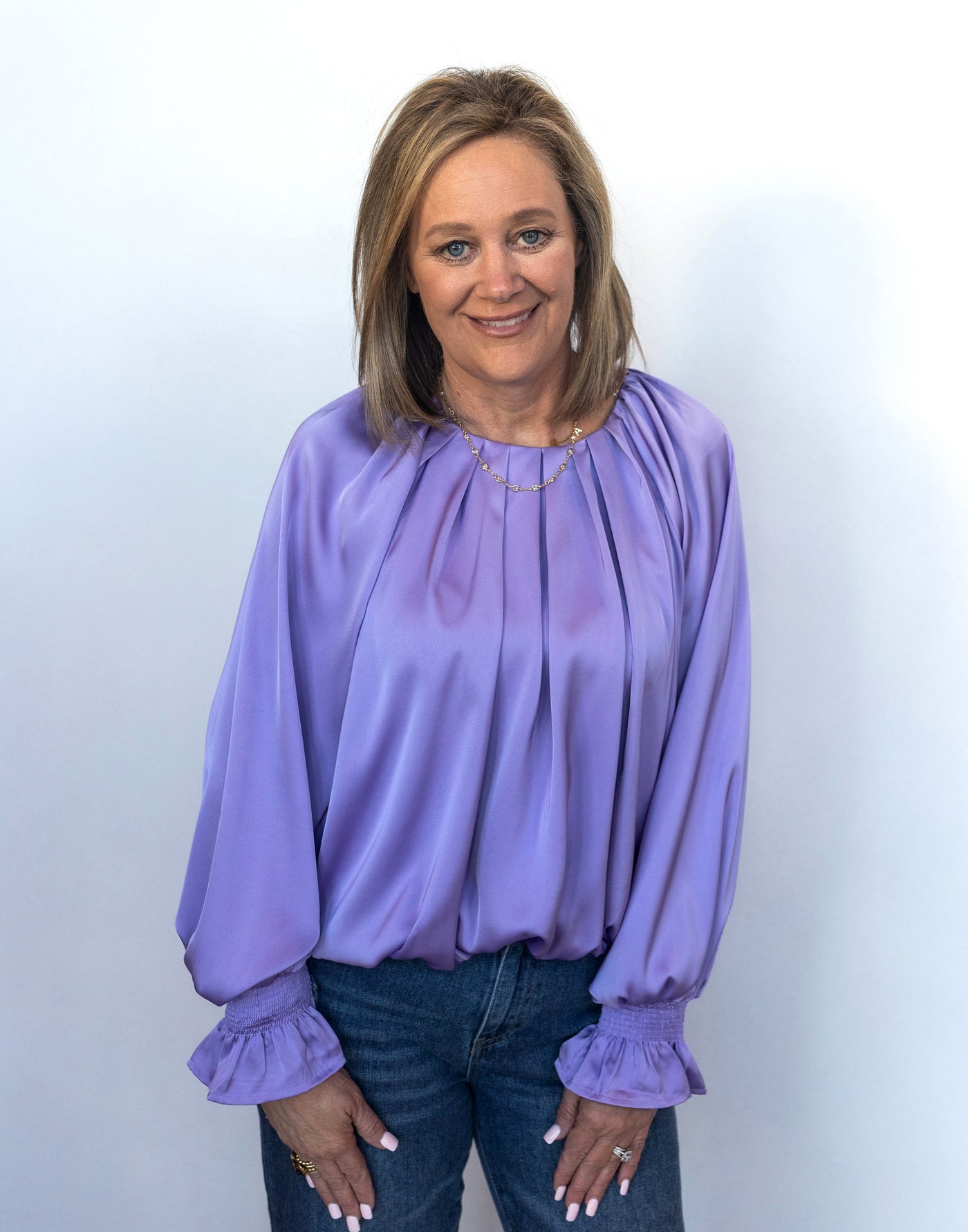 Spring Lavender Blouse