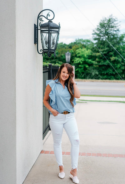 Spring OOTD Blouse - Fidèle by K Hill