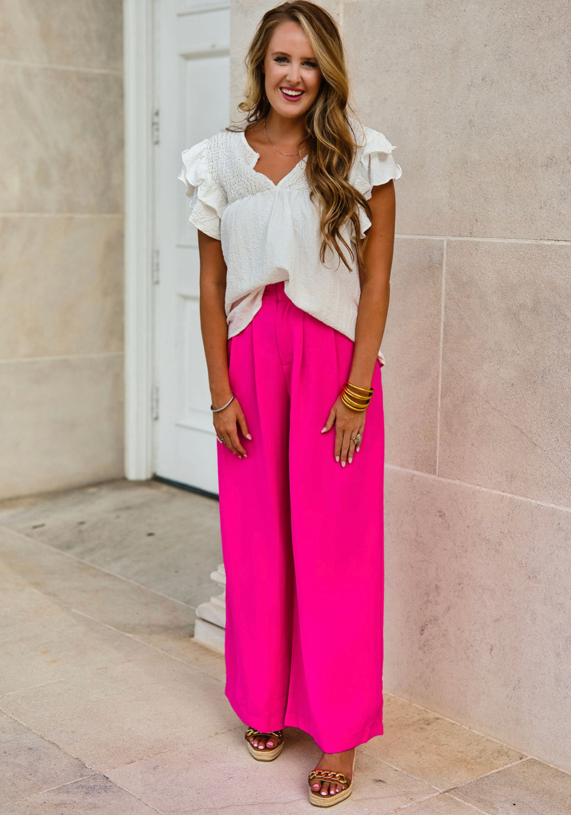 Kiley Pink Dress Pants
