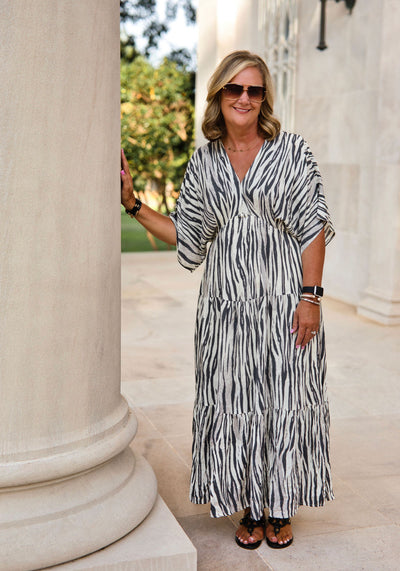 Zebra Maxi Dress