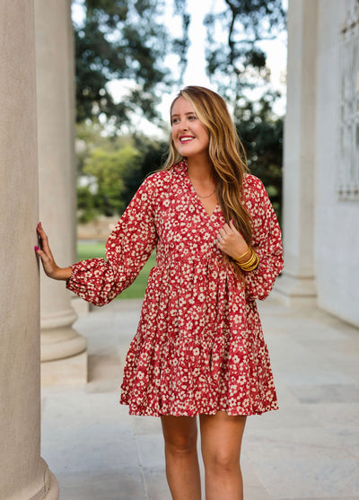 The Ashley Rust Dress