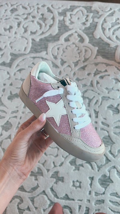 Pink Glitter Toddler Sneaker