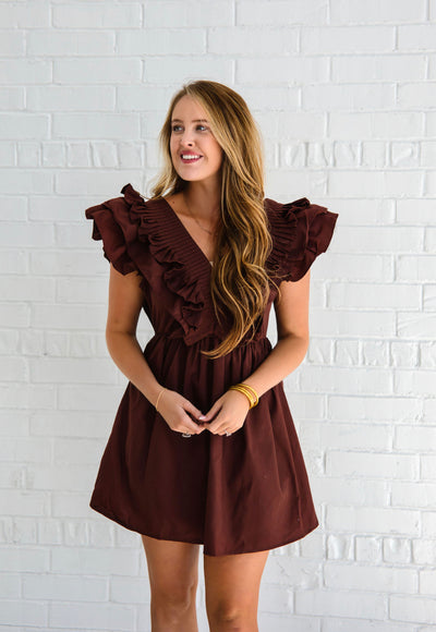 Picture Perfect Brown Dress