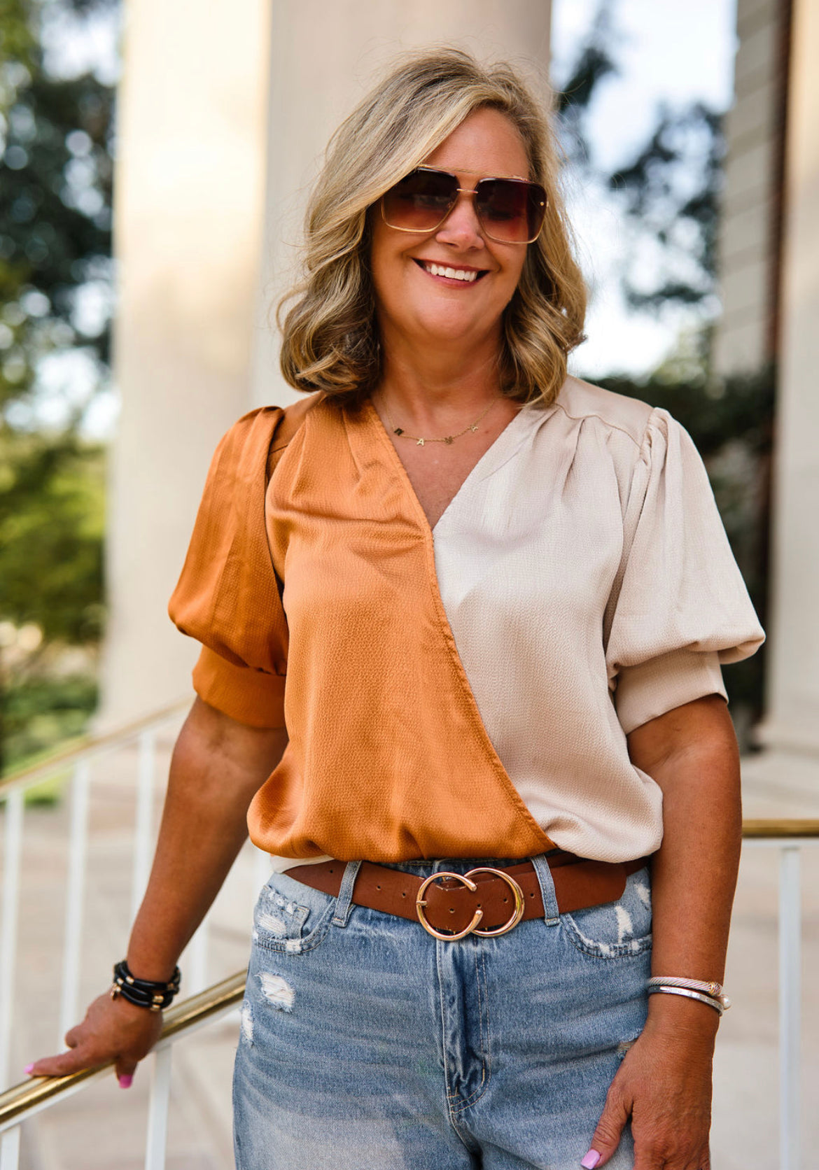 Bronze + Champagne Bodysuit
