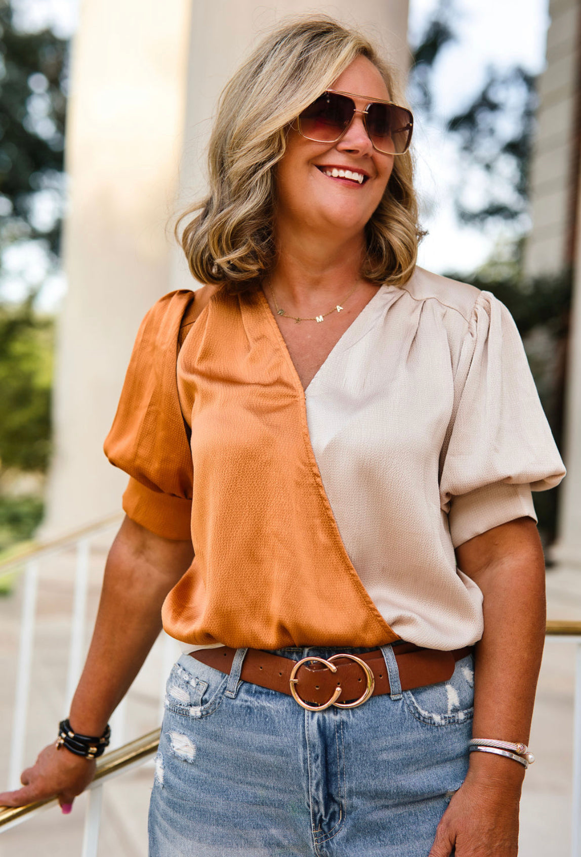Bronze + Champagne Bodysuit