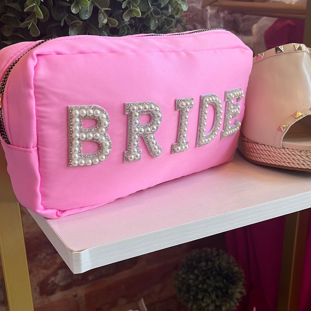 Bride Pearl Pink Cosmetic Bag