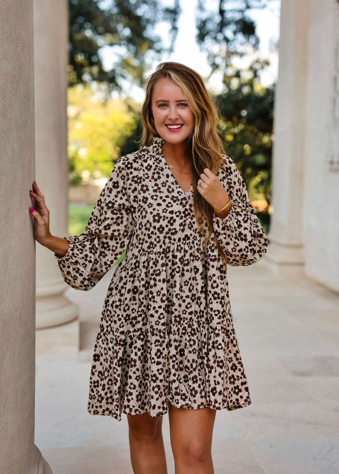 The Ashley Hazelnut Dress