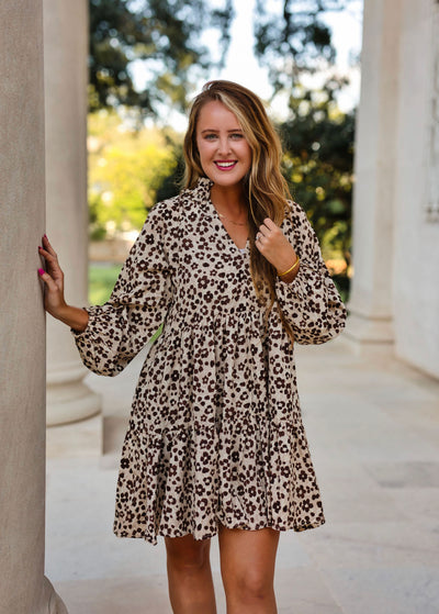The Ashley Hazelnut Dress