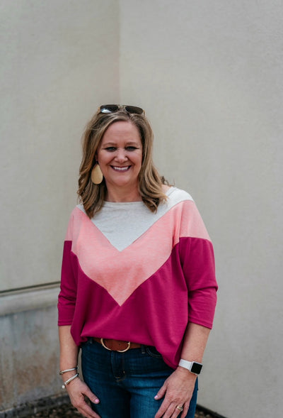 Jet Set Pink Top - Fidèle by K Hill