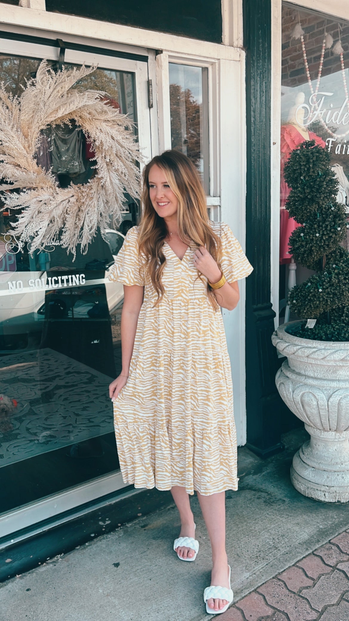 Spring Days Zebra Dress