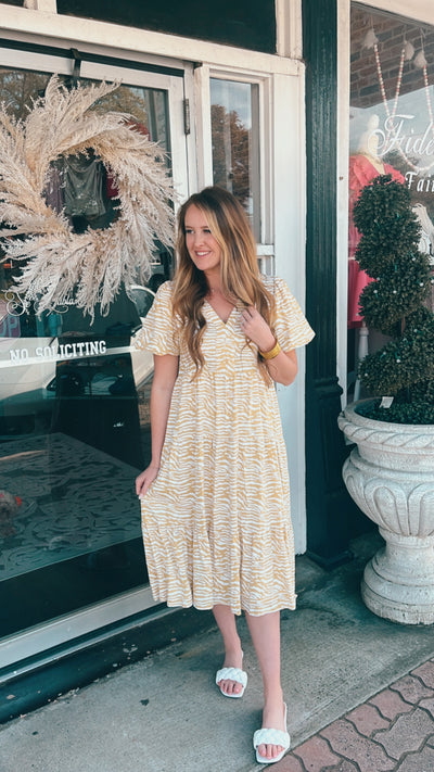Spring Days Zebra Dress