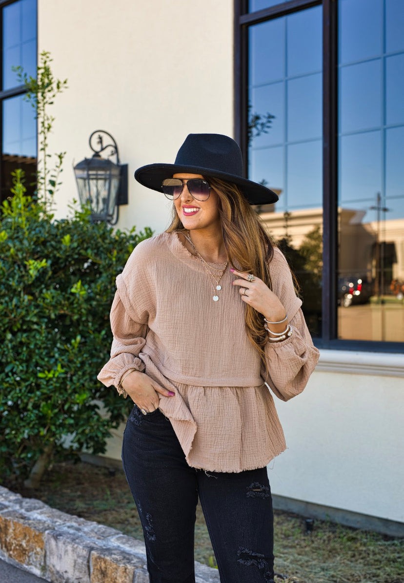 Your Everyday Camel Top