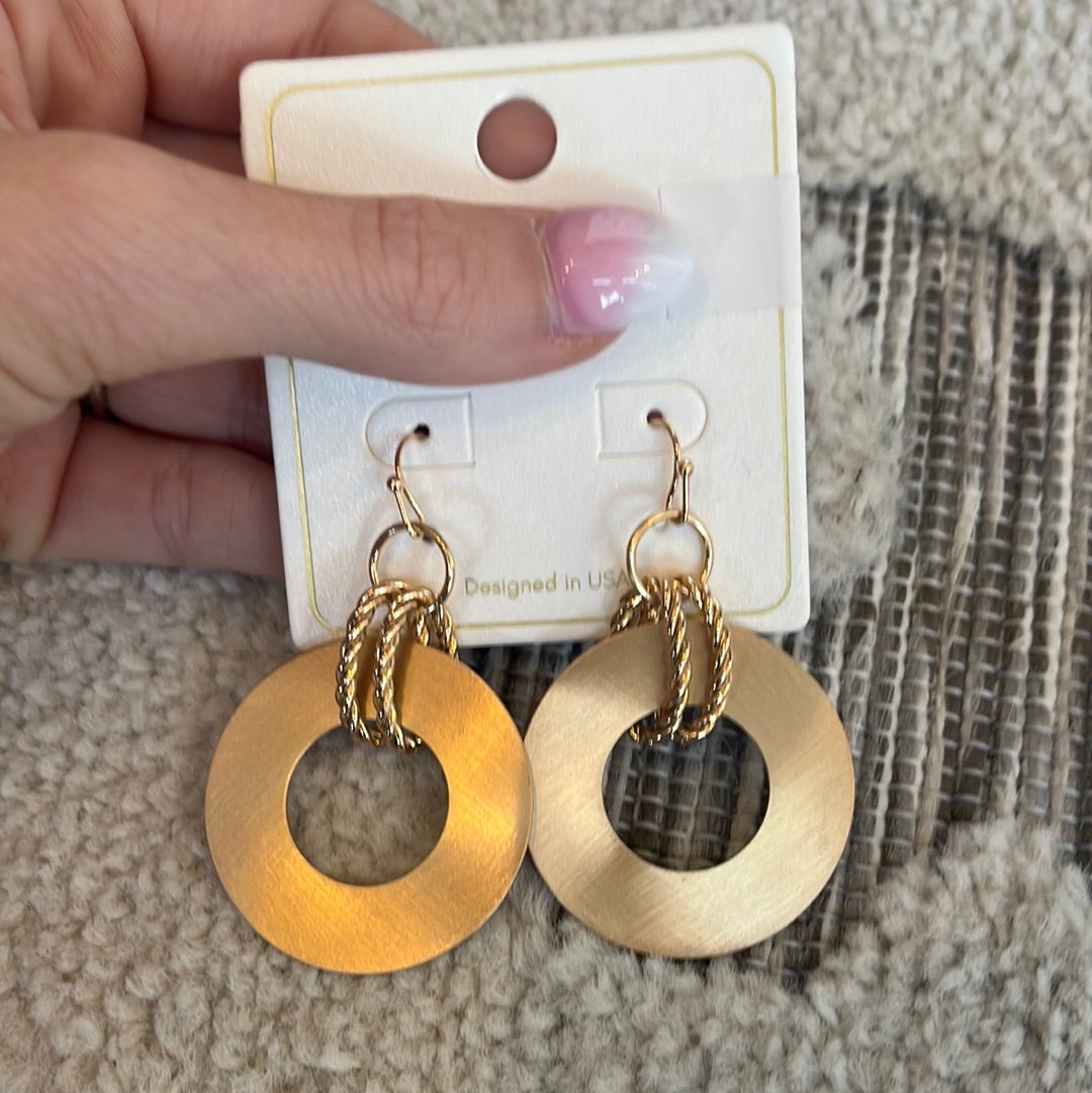 Kenzie Circle Dangle Earring